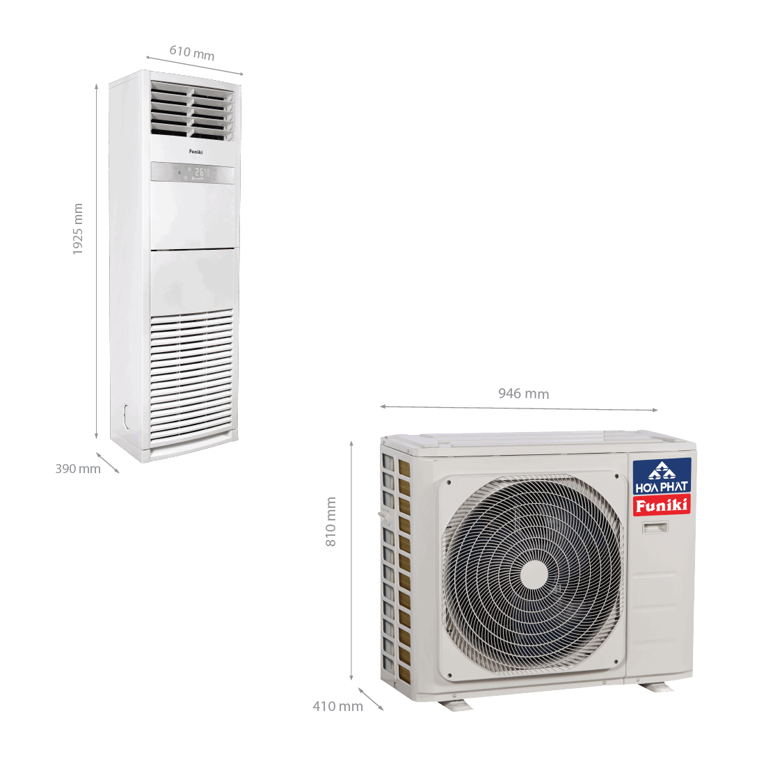 Điều hòa tủ đứng Funiki 2 Chiều FH 36MMC1
